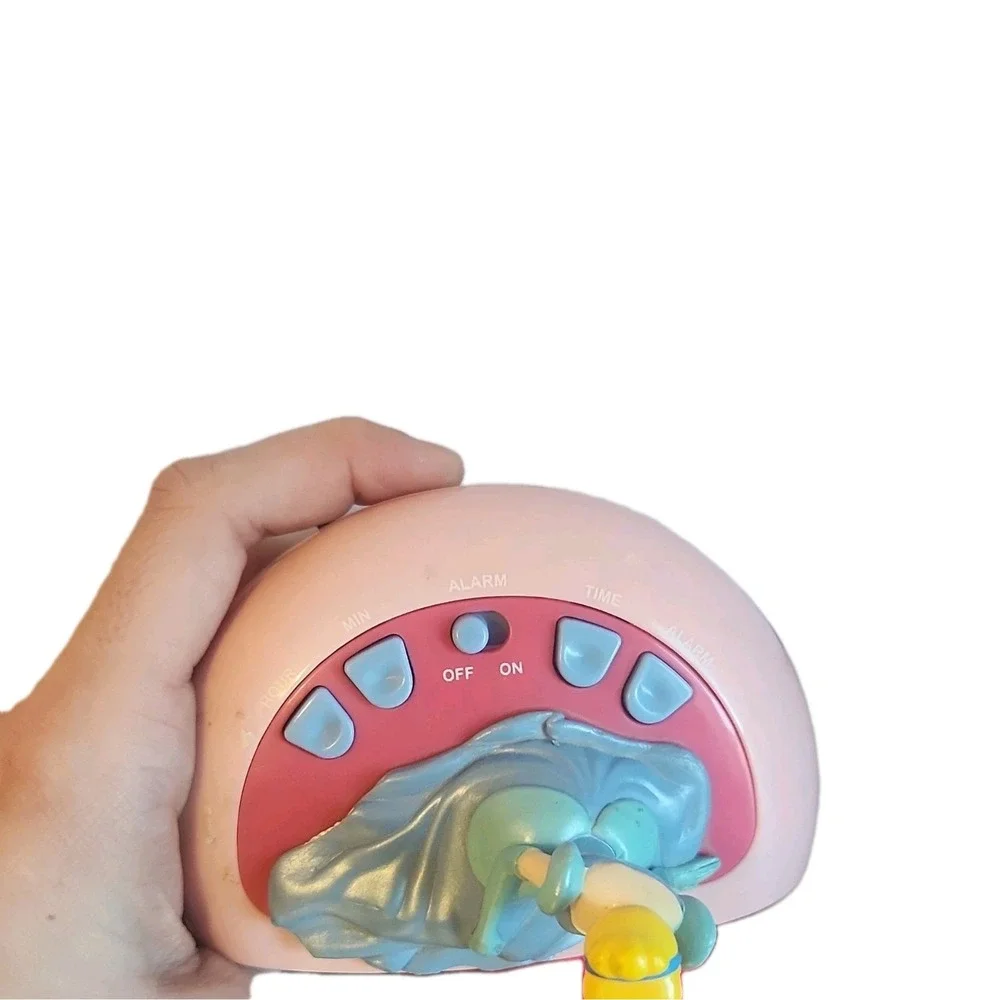 Disney Cinderella Digital Alarm Clock Pink DC94530 AC120V 60Hz 5W